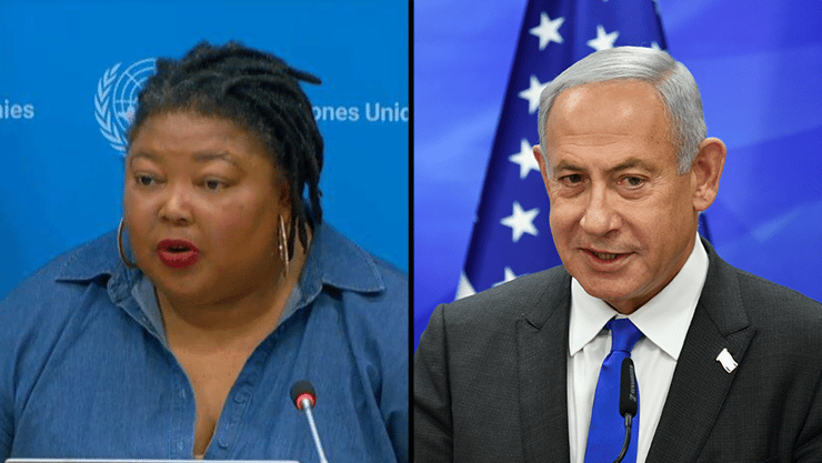 ד"ר טלאלנג מופוקנג שליחה שליחת או"ם דרום אפריקה זכות בריאות וביבי בנימין נתניהו