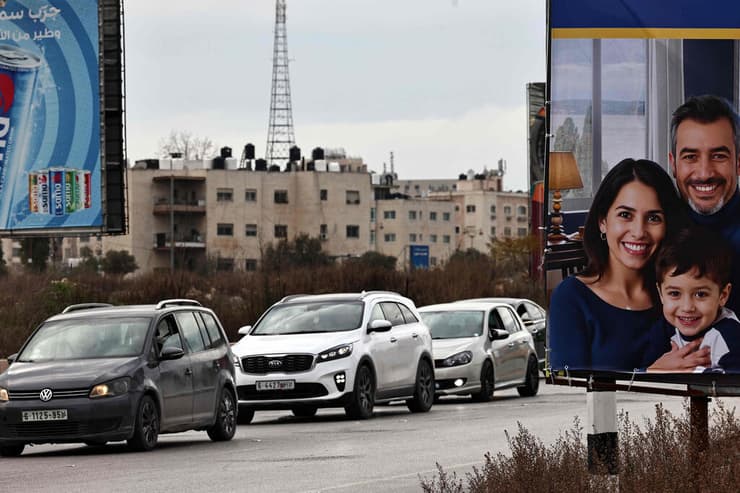 פקקים בגדה, יהודה ושומרון בגלל מחסומים של צה"ל בעקבות מבצע חומת ברזל