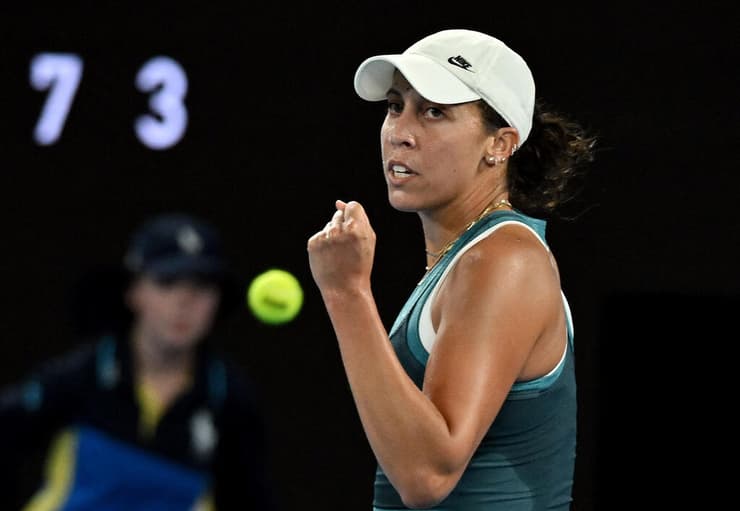 גמר גראנד סלאם שני בקריירה. קיז (צילום: REUTERS/Jaimi Joy) מדיסון קיז