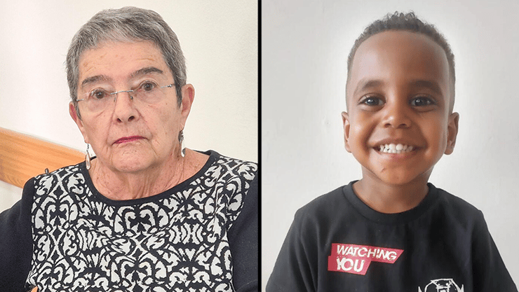 קרול פסלר  הנאשמת בדריסתו של הילד רפאל אדנה ז"ל ועורך דינה בביהמ"ש לתעבורה