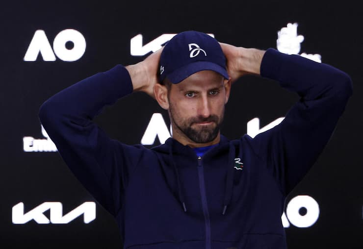 כמעט תקרית דיפלומטית. נובאק ג'וקוביץ' (REUTERS/Kim Kyung-Hoon) הטניסאי הסרבי נובאק ג'וקוביץ'