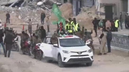 שטח הכינוס בעזה בו ישתחררו החטופות