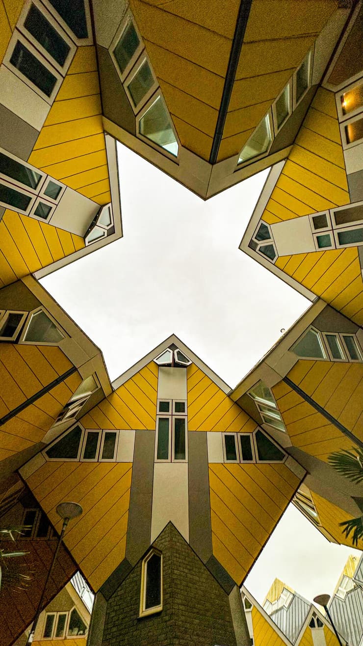 Kijk-Kubus: בתי הקובייה הצהובים שהפכו לסמל האדריכלי של רוטרדם (צילום: רוני קיפרמן) רוטרדם