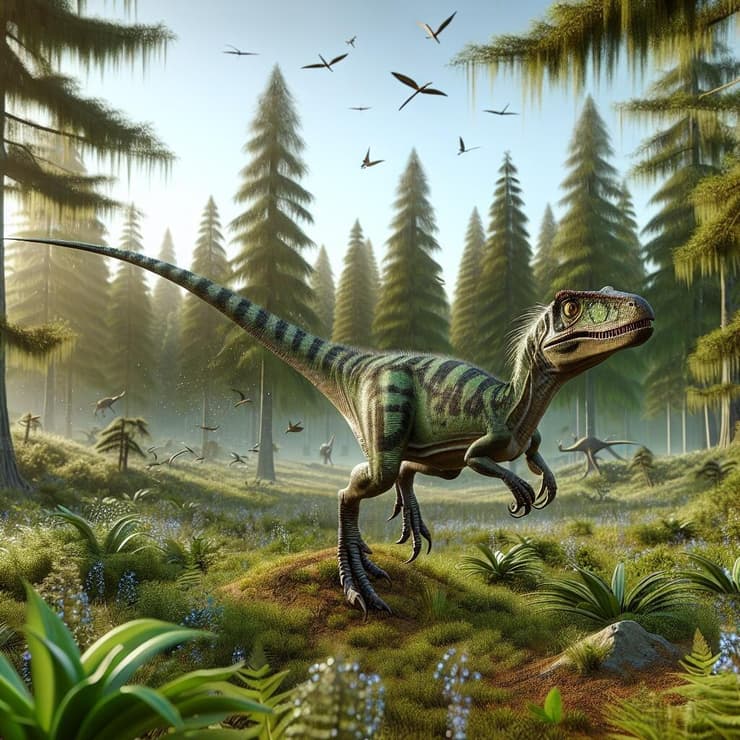 אאורפטור, שנחשב לאחד מהדינוזאורים המוקדמים ששחיו על כדור הארץ 