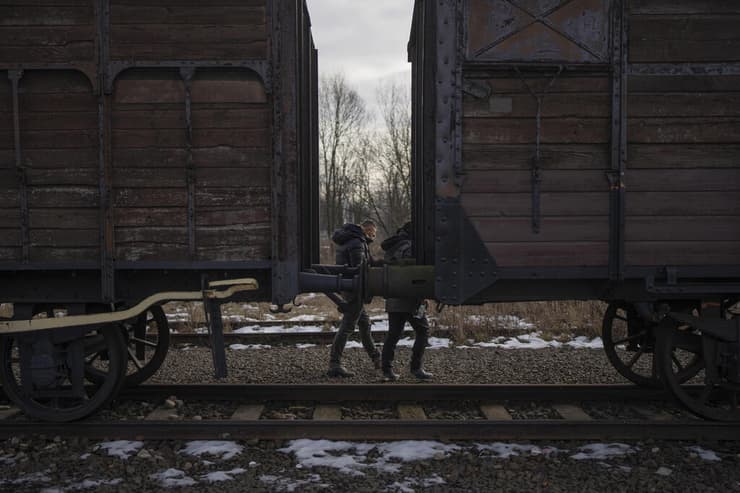 קרונות רכבת באושוויץ