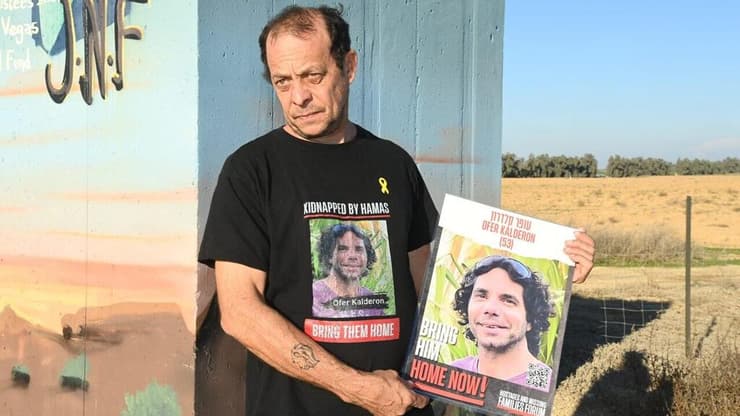 "התחלתי לארגן את הקרוואן לטיול. זה עוד יקרה". ניסן קלדרון (צילום: הרצל יוסף) ניסן קלדרון