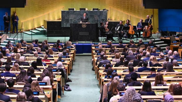 הנשיא יצחק הרצוג נואם בעצרת השנתית המיוחדת של האו״ם לרגל יום השואה הבינלאומי