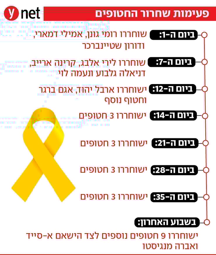 אינפו אינפוגרפיקה פעימות שחרור שבי חמאס חטופים חטופות עסקה ימים אינפו אינפוגרפיקה פעימות שחרור שבי חמאס חטופים חטופות עסקה ימים