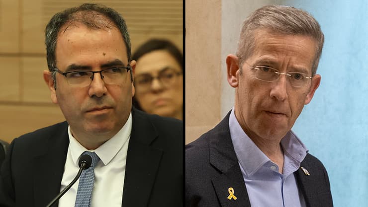 מזכיר הממשלה יוסי פוקס והמשנה ליועמ"שית גיל לימון (צילום: עמית שאבי) מזכיר הממשלה יוסי פוקס והמשנה ליועמ"שית גיל לימון