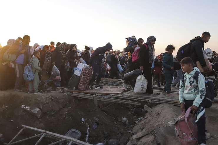 חזרת העקורים הפלסטינים לצפון רצועת עזה