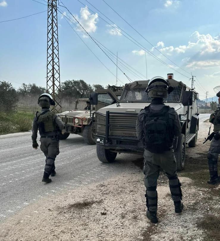 לוחמי מג"ב איו"ש הוקפצו לגבול לבנון