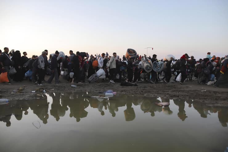 חזרת העקורים הפלסטינים לצפון רצועת עזה