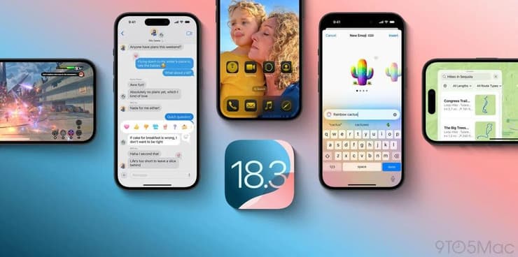 iOS 18.3 - שיפורים קלים 