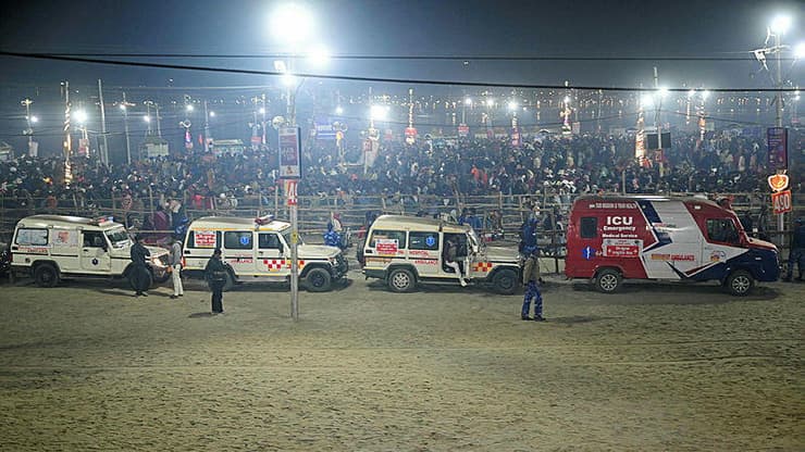 הרוגים באירוע דריסה בפסטיבל המאהא קומבה מלה בהודו