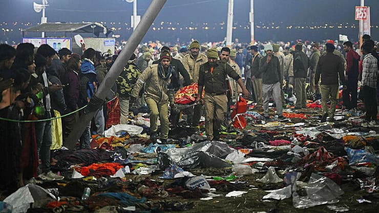 הרוגים באירוע דריסה בפסטיבל המאהא קומבה מלה בהודו