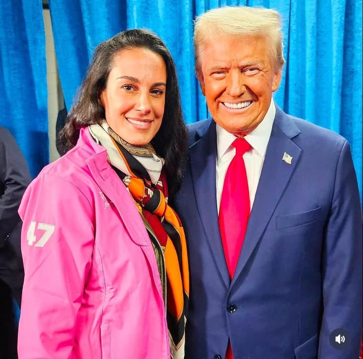 ד"ר שילה נזריאן עם דונלד טראמפ