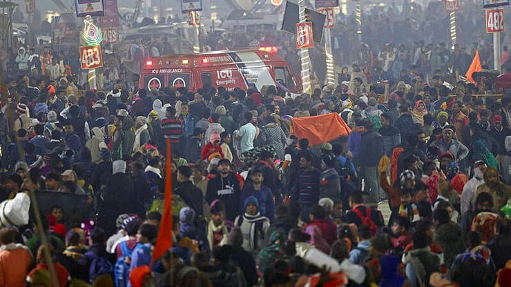 הרוגים באירוע דריסה בפסטיבל המאהא קומבה מלה בהודו