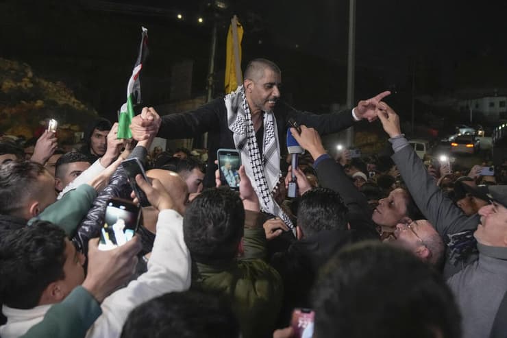 חגיגות לכבוד שחרור של המחבלים