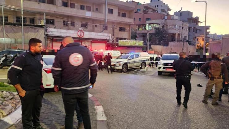 זירת הירי  באום אל פחם
