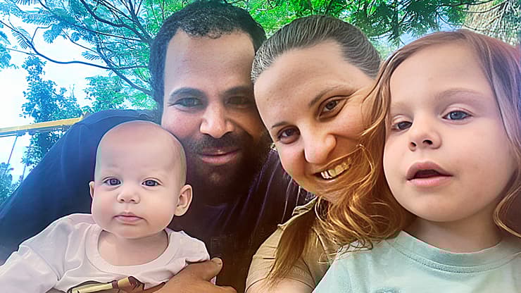 משפחת ביבס (צילום: באדיבות המשפחה ) משפחת ביבס