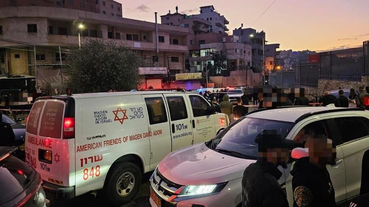 זירת הירי  באום אל פחם
