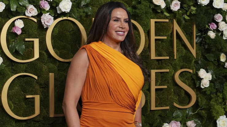 קרלה סופיה גסקון בטקס פרסי גלובוס הזהב (צילום: Jordan Strauss/Invision/AP) קרלה סופיה גסקון