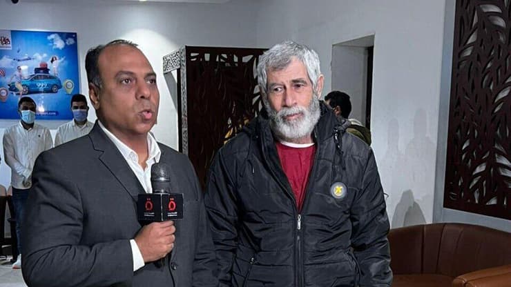 האסיר הפלסטיני  מוחמד אל-טוס ששוחרר מהכלא הישראלי בעסקת החטופים