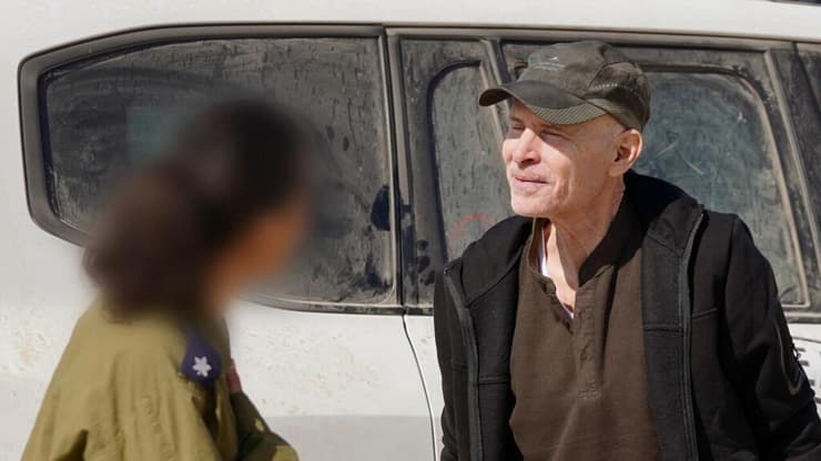 צילום: דובר צה"ל קית' סיגל במעבר לכוחות צה"ל