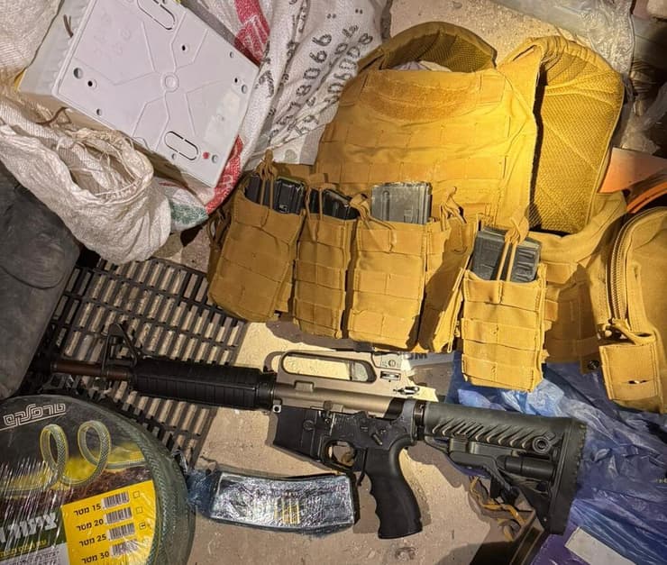 אמצעי לחימה שאותרו בטמון