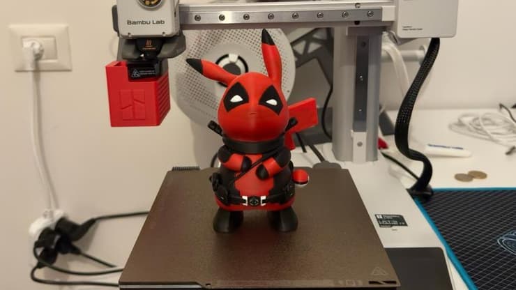 דגם ה-Pikapool שהדפסנו על ה-A1 Mini