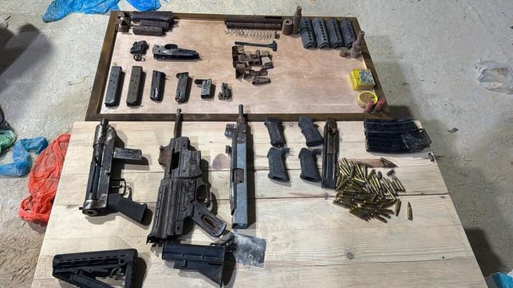 אמצעי לחימה שאותרו על-ידי כוחות צה"ל בטול כרם