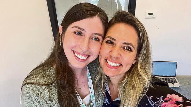 שירה ספטר, מנכ"לית Iverse, והסטודנטית הדס אסף yk14200819