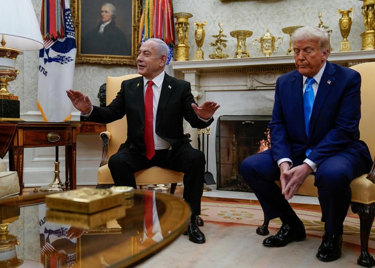 ראש הממשלה בנימין נתניהו נפגש עם נשיא ארה"ב דונלד טראמפ בבית הלבן