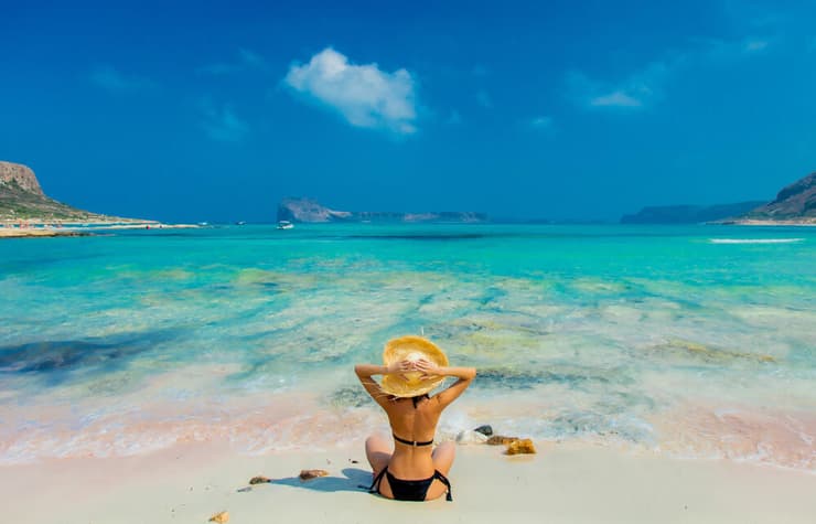 חוף באלוס, מערב כרתים