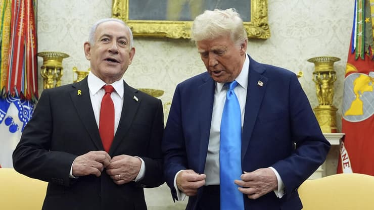 ראש הממשלה בנימין נתניהו נפגש עם נשיא ארה"ב דונלד טראמפ בבית הלבן