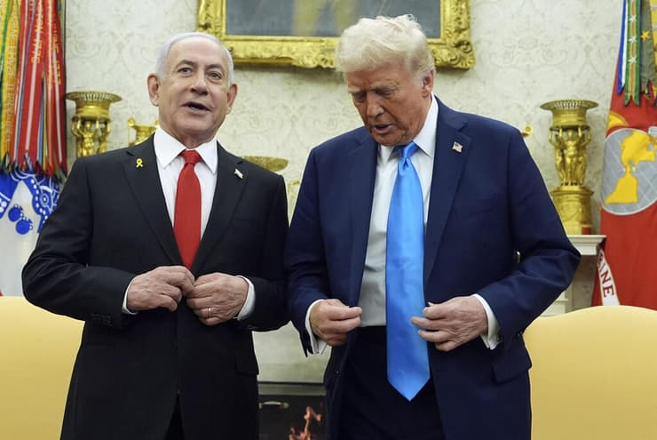 ראש הממשלה בנימין נתניהו נפגש עם נשיא ארה"ב דונלד טראמפ בבית הלבן