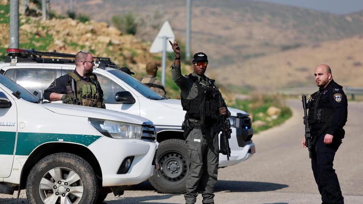 זירת הפיגוע ליד תייסיר