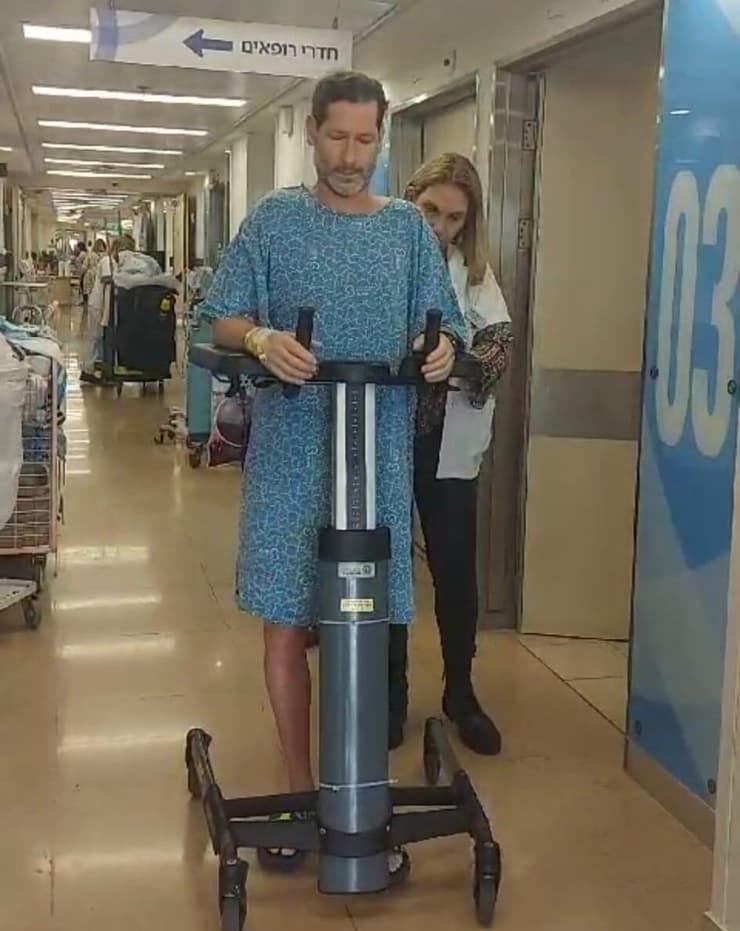 עידו אורן בשיקום בביה"ח