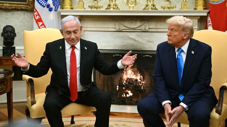 ראש הממשלה בנימין נתניהו נפגש עם נשיא ארה"ב דונלד טראמפ בבית הלבן