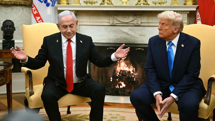 ראש הממשלה בנימין נתניהו נפגש עם נשיא ארה"ב דונלד טראמפ בבית הלבן