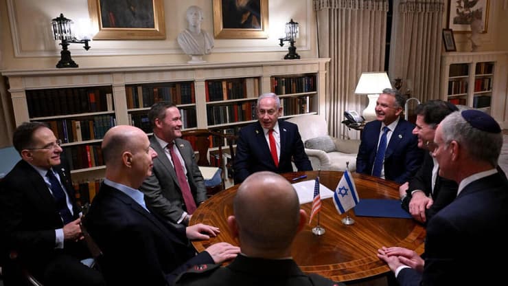 ראש הממשלה בנימין נתניהו נפגש עם סטיב וויטקוף