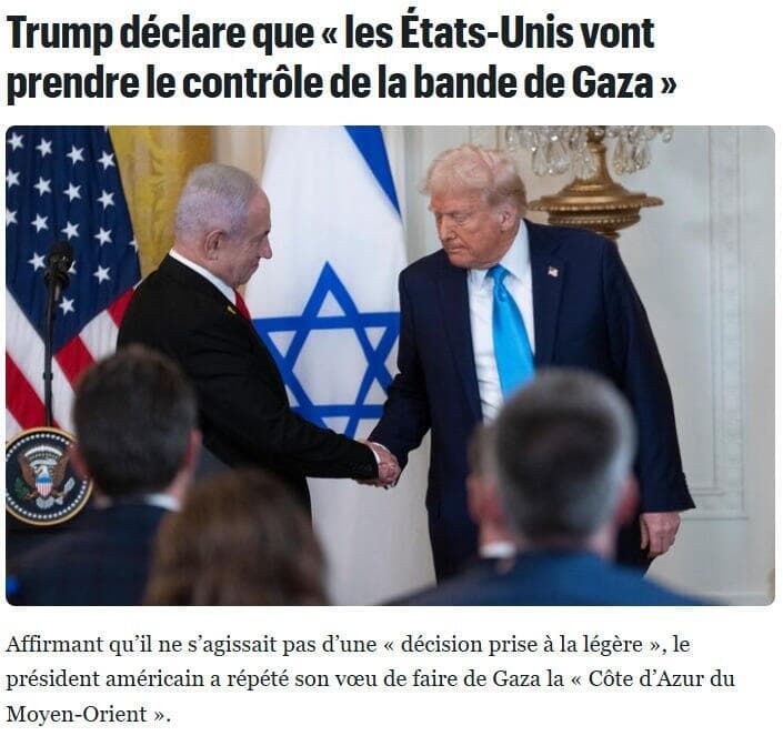 תוכנית עזה של טראמפ סיקור בעולם