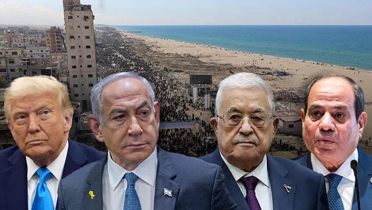 צילום: AP Photo/Mohammad Abu Samra,AP Photo/Evan Vucci, Martin Sylvest / RITZAU SCANPIX / AFP, חיים שולדברג פלאש90 עקורים פלסטינים חוזרים לצפון רצועת עזה