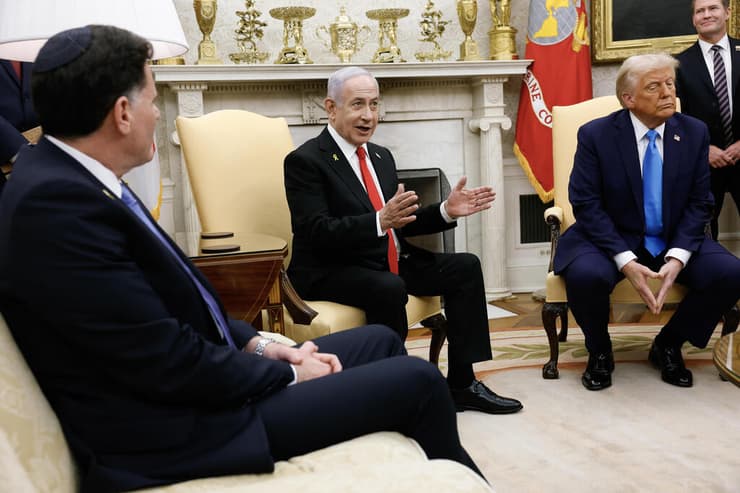 ראש הממשלה בנימין נתניהו נפגש עם נשיא ארה"ב דונלד טראמפ בבית הלבן