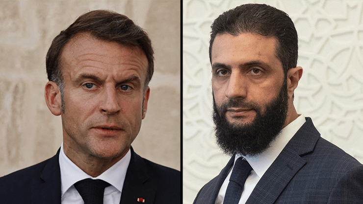 חצאים עמנואל מקרון ואל-ג'ולאני