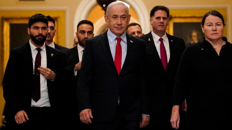 ראש הממשלה בנימין נתניהו בקפיטול