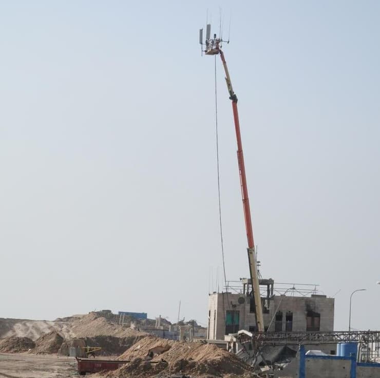 מנופים של צה"ל ברצועת עזה
