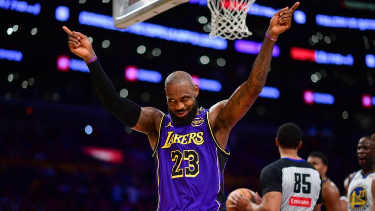 אין עוד מלבדו. לברון (צילום: Gary A. Vasquez-Imagn Images) לברון