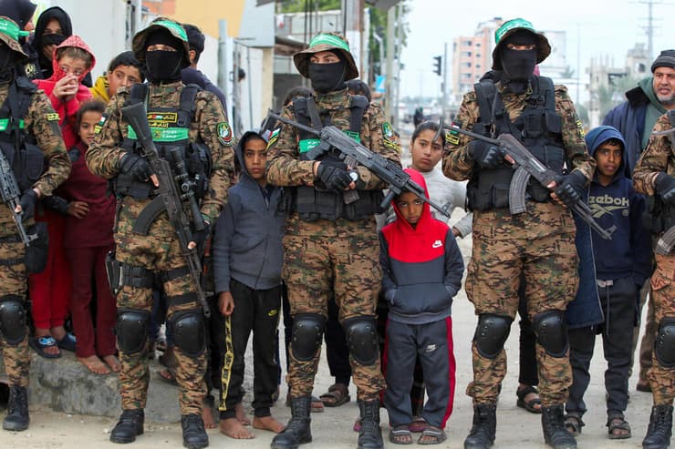 צילום: REUTERS/Hatem Khaled
שחרור חטופים - פעימה חמישית