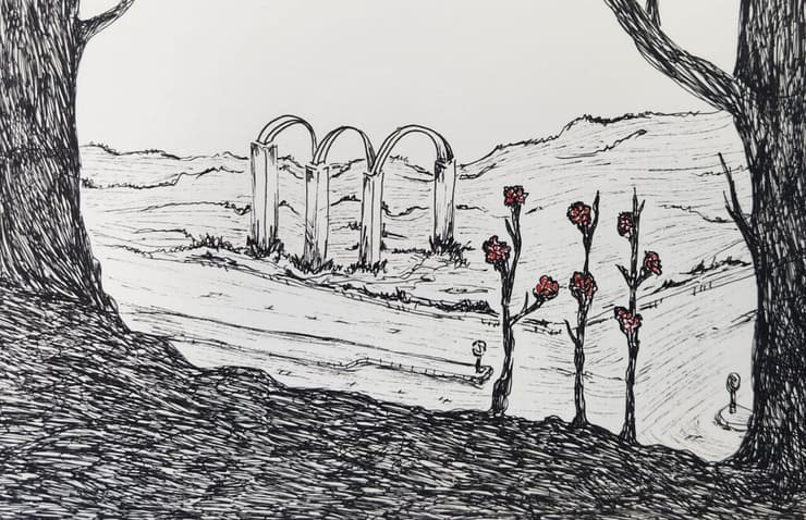 איור של אורי לוין, סמח"ט חטיבה 551